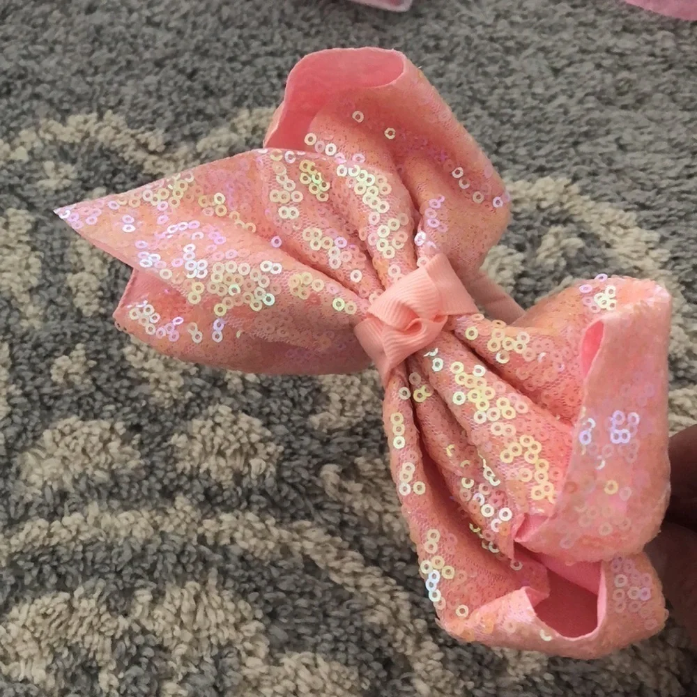 N/A peach bow